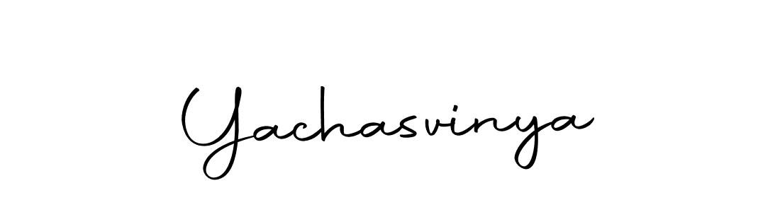 Similarly Autography-DOLnW is the best handwritten signature design. Signature creator online .You can use it as an online autograph creator for name Yachasvinya. Yachasvinya signature style 10 images and pictures png
