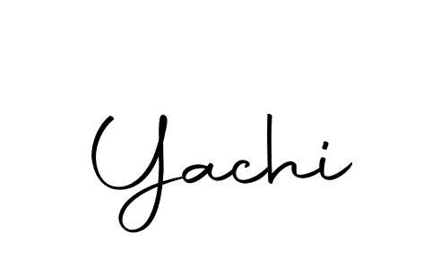 Make a beautiful signature design for name Yachi. With this signature (Autography-DOLnW) style, you can create a handwritten signature for free. Yachi signature style 10 images and pictures png