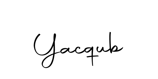 Also we have Yacqub name is the best signature style. Create professional handwritten signature collection using Autography-DOLnW autograph style. Yacqub signature style 10 images and pictures png