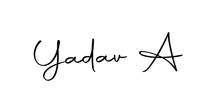 Also You can easily find your signature by using the search form. We will create Yadav A name handwritten signature images for you free of cost using Autography-DOLnW sign style. Yadav A signature style 10 images and pictures png