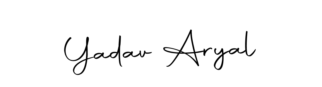 Use a signature maker to create a handwritten signature online. With this signature software, you can design (Autography-DOLnW) your own signature for name Yadav Aryal. Yadav Aryal signature style 10 images and pictures png