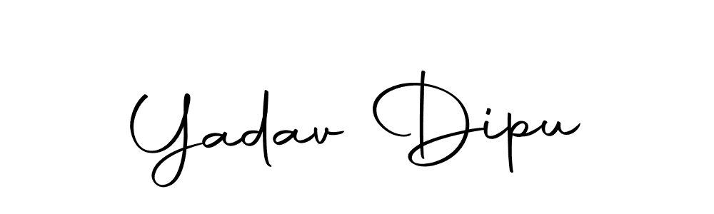 Create a beautiful signature design for name Yadav Dipu. With this signature (Autography-DOLnW) fonts, you can make a handwritten signature for free. Yadav Dipu signature style 10 images and pictures png
