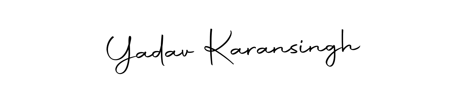 Also we have Yadav Karansingh name is the best signature style. Create professional handwritten signature collection using Autography-DOLnW autograph style. Yadav Karansingh signature style 10 images and pictures png