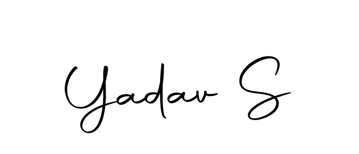 How to make Yadav S name signature. Use Autography-DOLnW style for creating short signs online. This is the latest handwritten sign. Yadav S signature style 10 images and pictures png