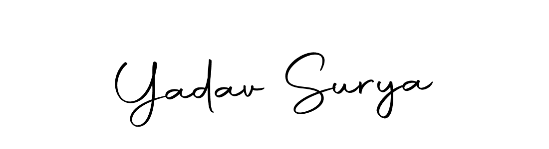 Use a signature maker to create a handwritten signature online. With this signature software, you can design (Autography-DOLnW) your own signature for name Yadav Surya. Yadav Surya signature style 10 images and pictures png