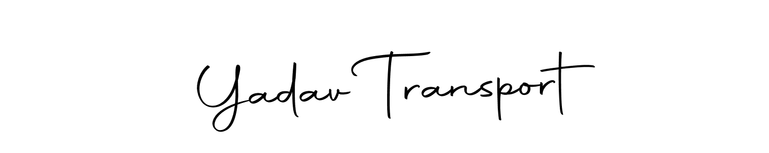 Here are the top 10 professional signature styles for the name Yadav Transport. These are the best autograph styles you can use for your name. Yadav Transport signature style 10 images and pictures png