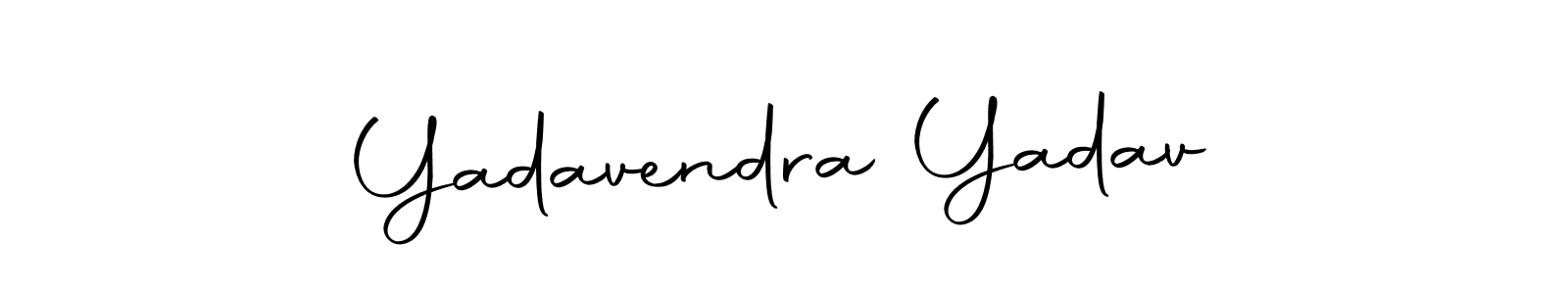 Design your own signature with our free online signature maker. With this signature software, you can create a handwritten (Autography-DOLnW) signature for name Yadavendra Yadav. Yadavendra Yadav signature style 10 images and pictures png