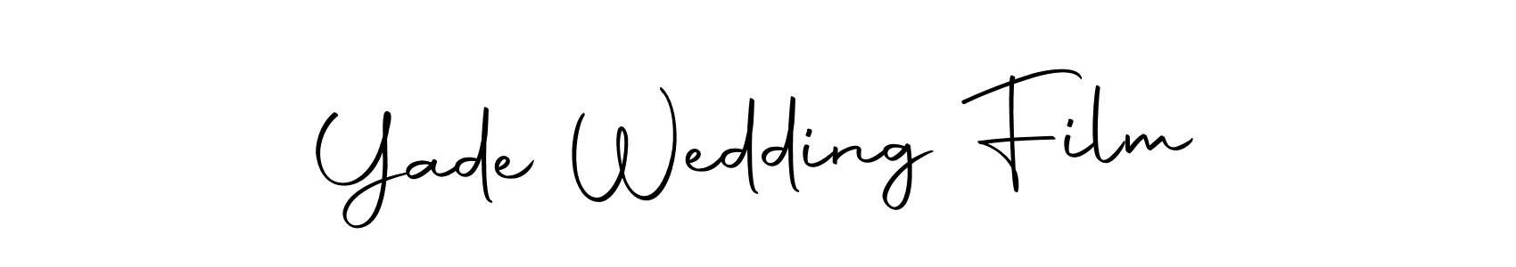 The best way (Autography-DOLnW) to make a short signature is to pick only two or three words in your name. The name Yade Wedding Film include a total of six letters. For converting this name. Yade Wedding Film signature style 10 images and pictures png