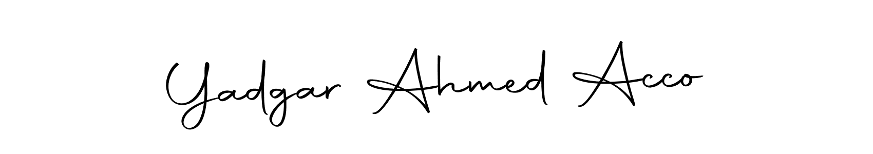 Also we have Yadgar Ahmed Acco name is the best signature style. Create professional handwritten signature collection using Autography-DOLnW autograph style. Yadgar Ahmed Acco signature style 10 images and pictures png