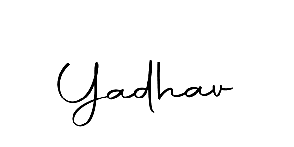 Design your own signature with our free online signature maker. With this signature software, you can create a handwritten (Autography-DOLnW) signature for name Yadhav. Yadhav signature style 10 images and pictures png