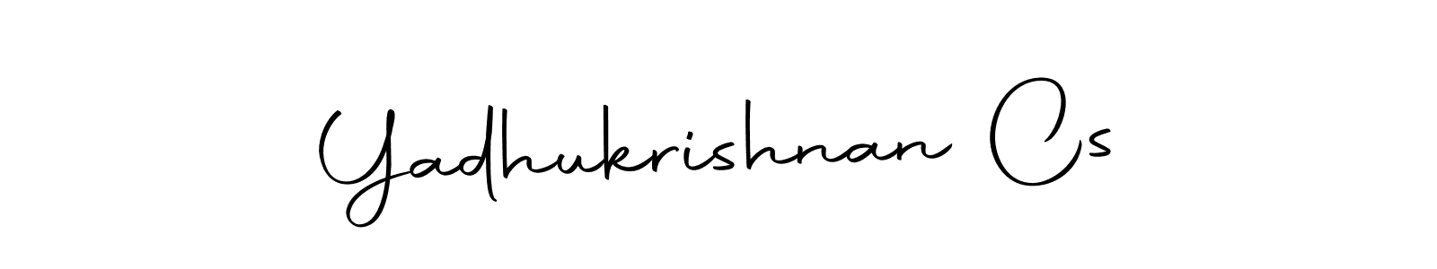 Make a beautiful signature design for name Yadhukrishnan Cs. Use this online signature maker to create a handwritten signature for free. Yadhukrishnan Cs signature style 10 images and pictures png