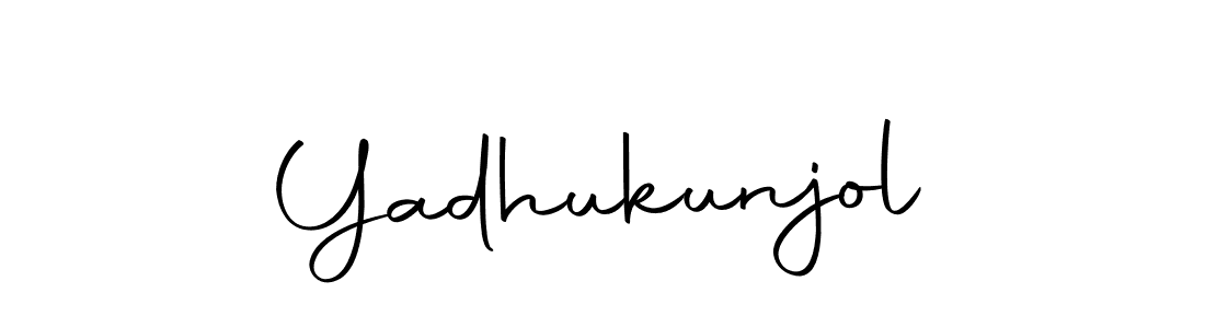 Create a beautiful signature design for name Yadhukunjol. With this signature (Autography-DOLnW) fonts, you can make a handwritten signature for free. Yadhukunjol signature style 10 images and pictures png
