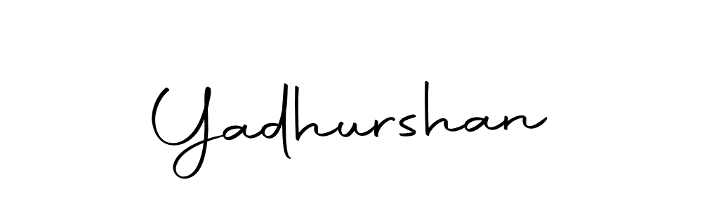 Make a beautiful signature design for name Yadhurshan. With this signature (Autography-DOLnW) style, you can create a handwritten signature for free. Yadhurshan signature style 10 images and pictures png