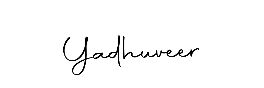 Make a beautiful signature design for name Yadhuveer. Use this online signature maker to create a handwritten signature for free. Yadhuveer signature style 10 images and pictures png