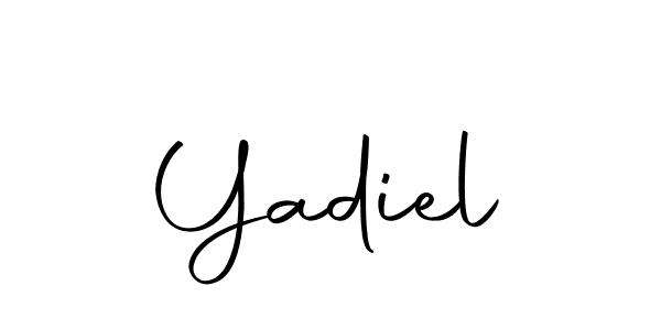 Yadiel stylish signature style. Best Handwritten Sign (Autography-DOLnW) for my name. Handwritten Signature Collection Ideas for my name Yadiel. Yadiel signature style 10 images and pictures png