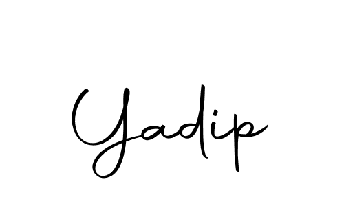 Similarly Autography-DOLnW is the best handwritten signature design. Signature creator online .You can use it as an online autograph creator for name Yadip. Yadip signature style 10 images and pictures png
