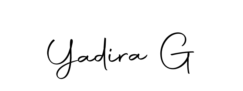 if you are searching for the best signature style for your name Yadira G. so please give up your signature search. here we have designed multiple signature styles  using Autography-DOLnW. Yadira G signature style 10 images and pictures png