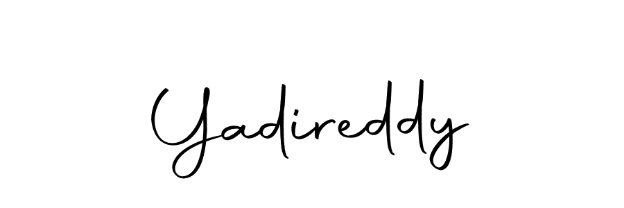 Make a beautiful signature design for name Yadireddy. With this signature (Autography-DOLnW) style, you can create a handwritten signature for free. Yadireddy signature style 10 images and pictures png