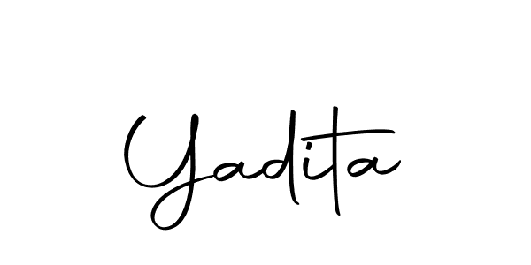 Make a beautiful signature design for name Yadita. With this signature (Autography-DOLnW) style, you can create a handwritten signature for free. Yadita signature style 10 images and pictures png