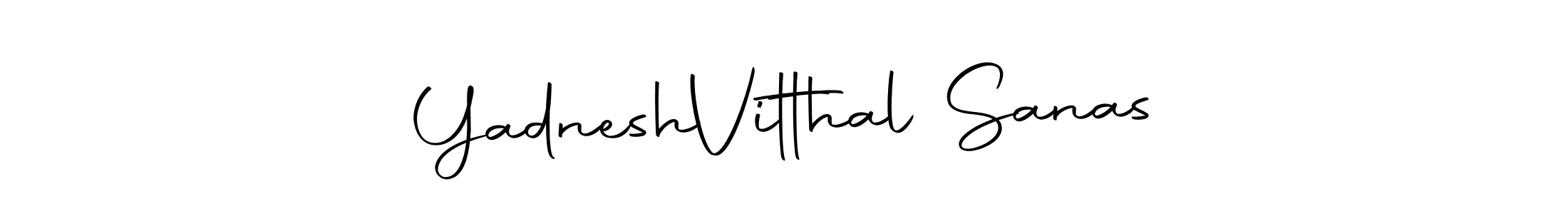 Make a beautiful signature design for name Yadnesh  Vitthal Sanas. With this signature (Autography-DOLnW) style, you can create a handwritten signature for free. Yadnesh  Vitthal Sanas signature style 10 images and pictures png