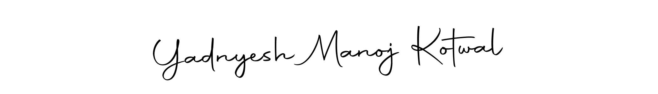Make a beautiful signature design for name Yadnyesh Manoj Kotwal. Use this online signature maker to create a handwritten signature for free. Yadnyesh Manoj Kotwal signature style 10 images and pictures png