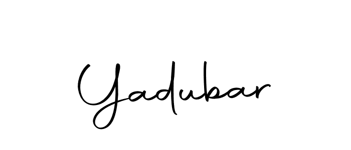 Yadubar stylish signature style. Best Handwritten Sign (Autography-DOLnW) for my name. Handwritten Signature Collection Ideas for my name Yadubar. Yadubar signature style 10 images and pictures png