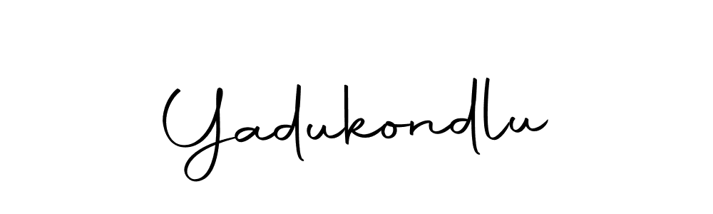 Create a beautiful signature design for name Yadukondlu. With this signature (Autography-DOLnW) fonts, you can make a handwritten signature for free. Yadukondlu signature style 10 images and pictures png