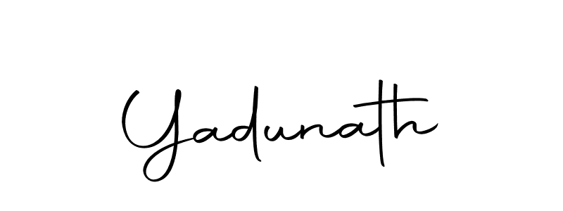 Use a signature maker to create a handwritten signature online. With this signature software, you can design (Autography-DOLnW) your own signature for name Yadunath. Yadunath signature style 10 images and pictures png