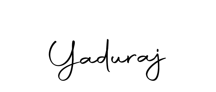 Similarly Autography-DOLnW is the best handwritten signature design. Signature creator online .You can use it as an online autograph creator for name Yaduraj. Yaduraj signature style 10 images and pictures png