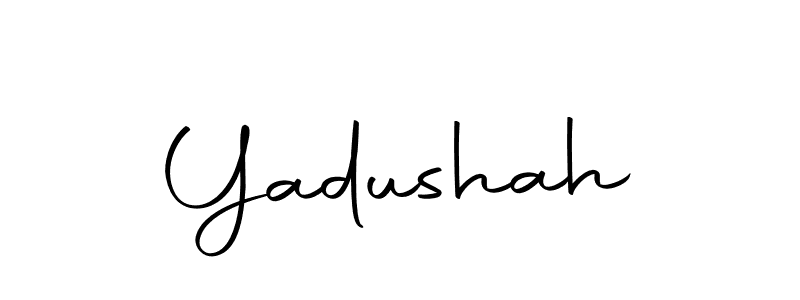 Design your own signature with our free online signature maker. With this signature software, you can create a handwritten (Autography-DOLnW) signature for name Yadushah. Yadushah signature style 10 images and pictures png