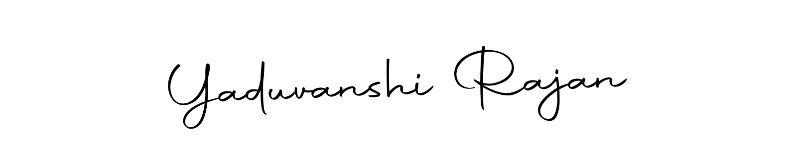 The best way (Autography-DOLnW) to make a short signature is to pick only two or three words in your name. The name Yaduvanshi Rajan include a total of six letters. For converting this name. Yaduvanshi Rajan signature style 10 images and pictures png