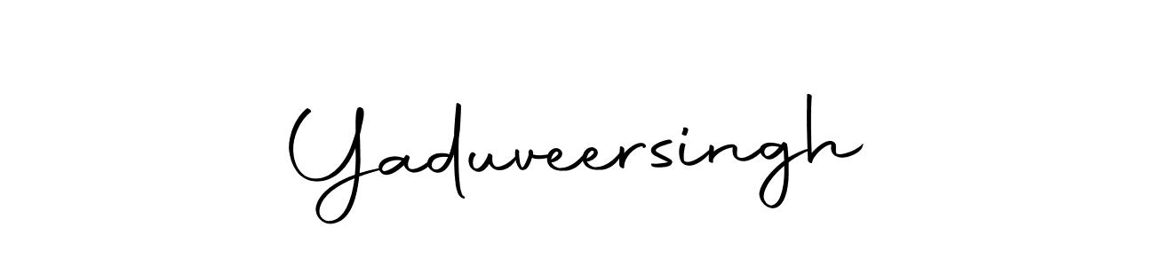 Yaduveersingh stylish signature style. Best Handwritten Sign (Autography-DOLnW) for my name. Handwritten Signature Collection Ideas for my name Yaduveersingh. Yaduveersingh signature style 10 images and pictures png