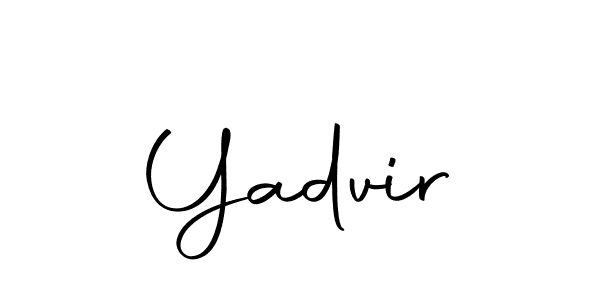 Yadvir stylish signature style. Best Handwritten Sign (Autography-DOLnW) for my name. Handwritten Signature Collection Ideas for my name Yadvir. Yadvir signature style 10 images and pictures png