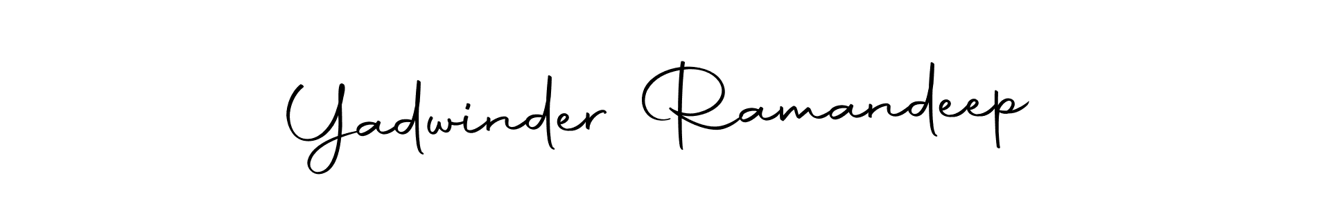 Make a beautiful signature design for name Yadwinder Ramandeep. Use this online signature maker to create a handwritten signature for free. Yadwinder Ramandeep signature style 10 images and pictures png