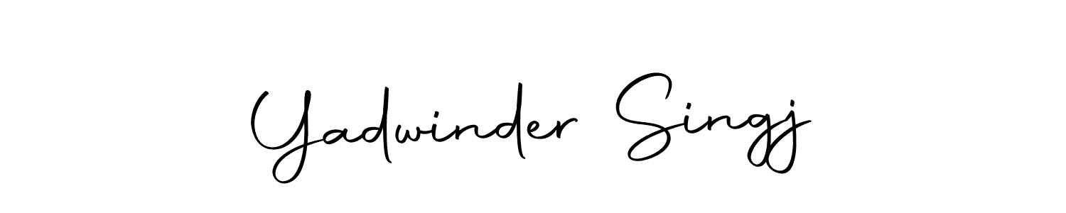 if you are searching for the best signature style for your name Yadwinder Singj. so please give up your signature search. here we have designed multiple signature styles  using Autography-DOLnW. Yadwinder Singj signature style 10 images and pictures png