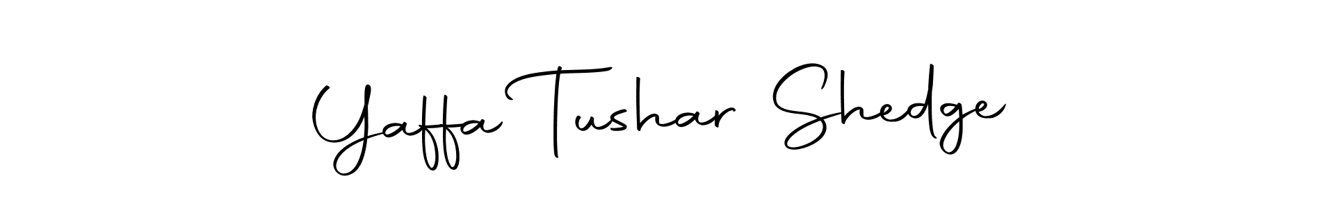 Make a beautiful signature design for name Yaffa Tushar Shedge. Use this online signature maker to create a handwritten signature for free. Yaffa Tushar Shedge signature style 10 images and pictures png