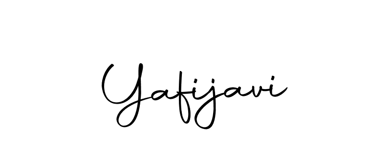 Use a signature maker to create a handwritten signature online. With this signature software, you can design (Autography-DOLnW) your own signature for name Yafijavi. Yafijavi signature style 10 images and pictures png