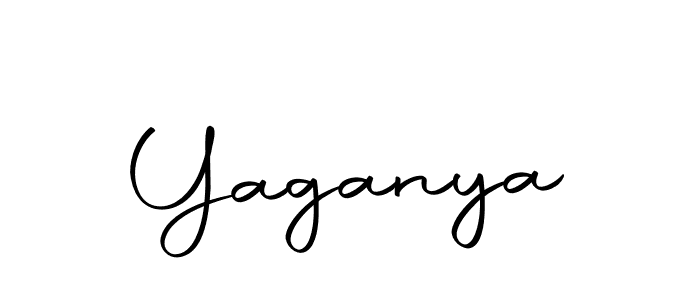 Design your own signature with our free online signature maker. With this signature software, you can create a handwritten (Autography-DOLnW) signature for name Yaganya. Yaganya signature style 10 images and pictures png