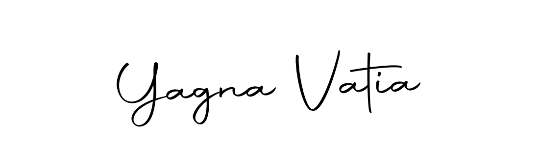 Create a beautiful signature design for name Yagna Vatia. With this signature (Autography-DOLnW) fonts, you can make a handwritten signature for free. Yagna Vatia signature style 10 images and pictures png