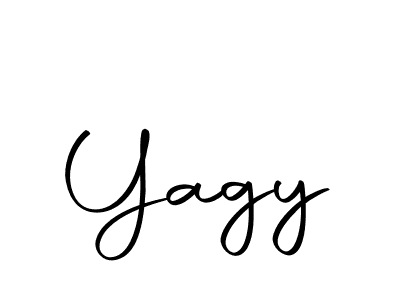 Create a beautiful signature design for name Yagy. With this signature (Autography-DOLnW) fonts, you can make a handwritten signature for free. Yagy signature style 10 images and pictures png