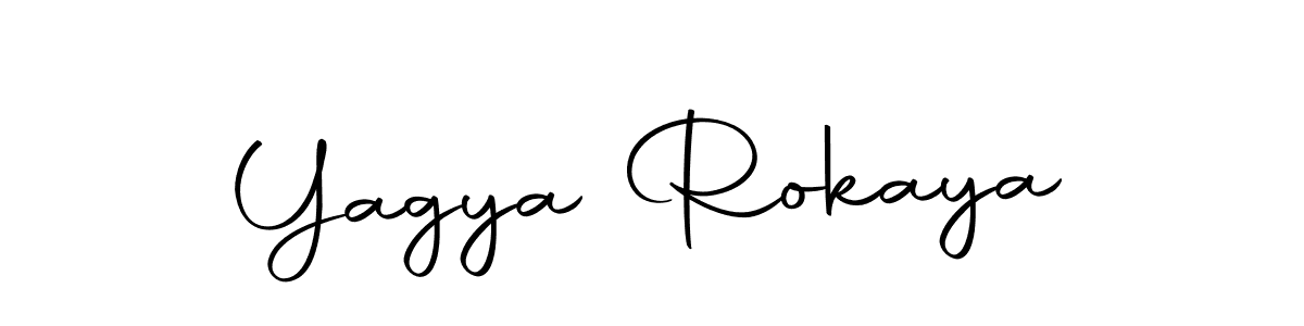 Here are the top 10 professional signature styles for the name Yagya Rokaya. These are the best autograph styles you can use for your name. Yagya Rokaya signature style 10 images and pictures png
