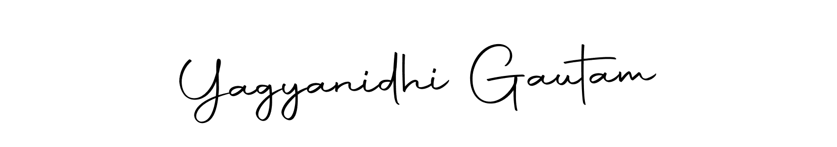 Also we have Yagyanidhi Gautam name is the best signature style. Create professional handwritten signature collection using Autography-DOLnW autograph style. Yagyanidhi Gautam signature style 10 images and pictures png