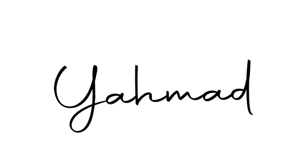 Create a beautiful signature design for name Yahmad. With this signature (Autography-DOLnW) fonts, you can make a handwritten signature for free. Yahmad signature style 10 images and pictures png