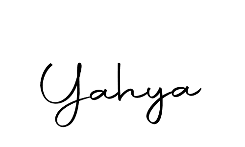 if you are searching for the best signature style for your name Yahya. so please give up your signature search. here we have designed multiple signature styles  using Autography-DOLnW. Yahya signature style 10 images and pictures png