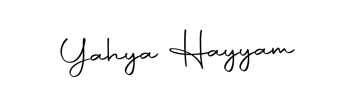 Yahya Hayyam stylish signature style. Best Handwritten Sign (Autography-DOLnW) for my name. Handwritten Signature Collection Ideas for my name Yahya Hayyam. Yahya Hayyam signature style 10 images and pictures png