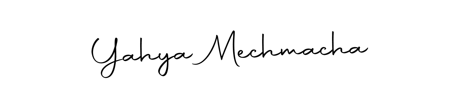 Make a short Yahya Mechmacha signature style. Manage your documents anywhere anytime using Autography-DOLnW. Create and add eSignatures, submit forms, share and send files easily. Yahya Mechmacha signature style 10 images and pictures png