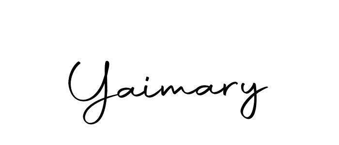 Design your own signature with our free online signature maker. With this signature software, you can create a handwritten (Autography-DOLnW) signature for name Yaimary. Yaimary signature style 10 images and pictures png