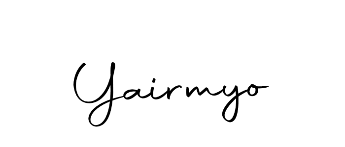 Make a beautiful signature design for name Yairmyo. With this signature (Autography-DOLnW) style, you can create a handwritten signature for free. Yairmyo signature style 10 images and pictures png