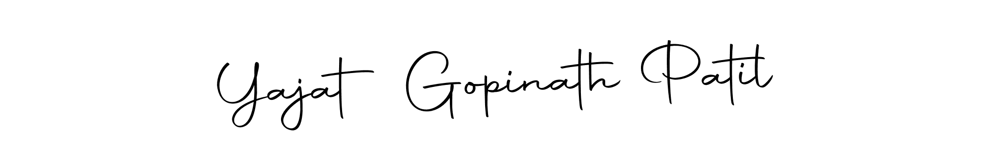 The best way (Autography-DOLnW) to make a short signature is to pick only two or three words in your name. The name Yajat Gopinath Patil include a total of six letters. For converting this name. Yajat Gopinath Patil signature style 10 images and pictures png