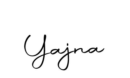 Create a beautiful signature design for name Yajna. With this signature (Autography-DOLnW) fonts, you can make a handwritten signature for free. Yajna signature style 10 images and pictures png